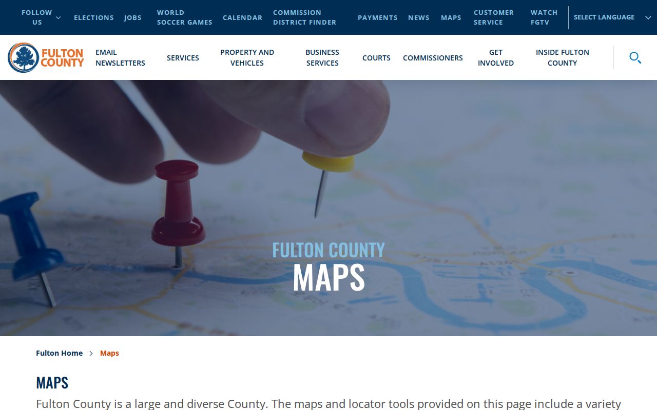 South Fulton people search through Fulton County GIS